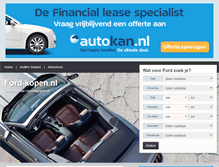 Tablet Screenshot of ford-kopen.nl